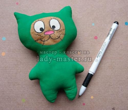 Кофейный котик своими руками. Мастер-класс по созданию кофейной игрушки «Кот в комбинезоне»