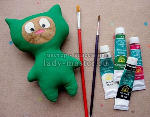 Кофейный котик своими руками. Мастер-класс по созданию кофейной игрушки «Кот в комбинезоне»