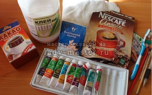 Кофейный котик своими руками. Мастер-класс по созданию кофейной игрушки «Кот в комбинезоне»