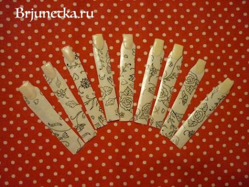 Как сделать палитру для лаков своими руками. Образцовые пальчики своими руками