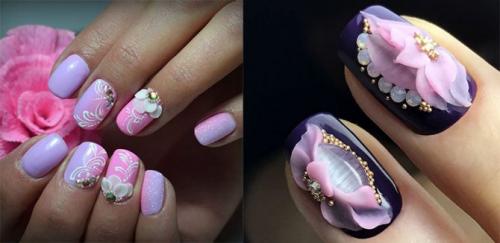 Объемный рисунок на ногтях. Техника объемного рисунка 06 Объемный рисунок на ногтях. Техника объемного рисунка 06