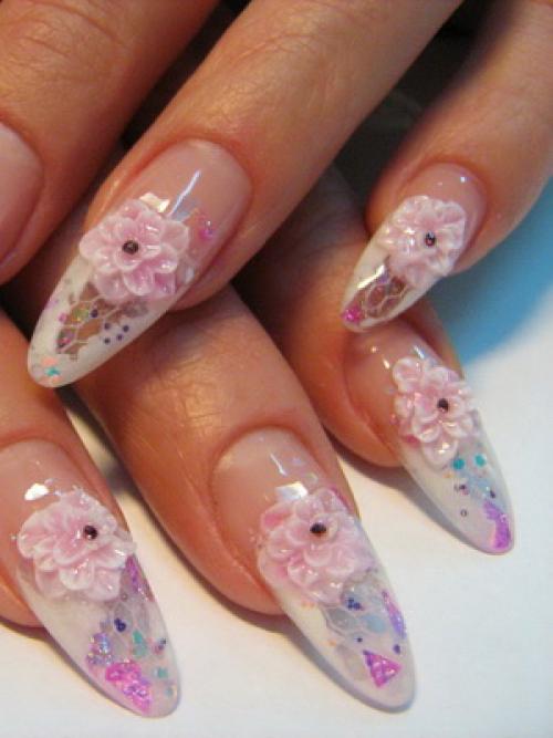 Объемный рисунок на ногтях. Техника объемного рисунка 14 Объемный рисунок на ногтях. Техника объемного рисунка 14