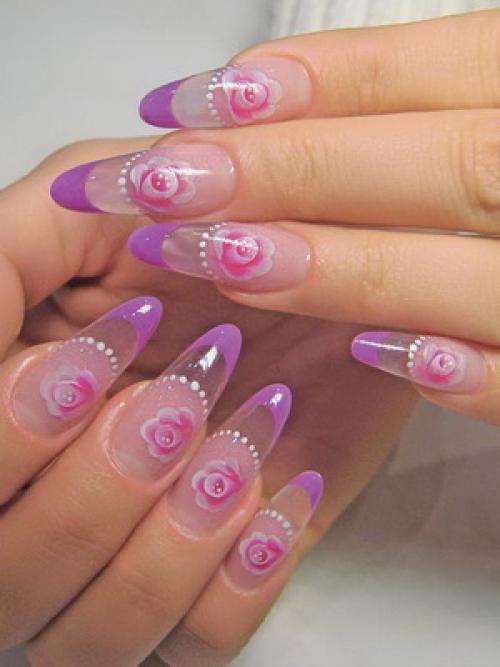 Объемный рисунок на ногтях. Техника объемного рисунка 13 Объемный рисунок на ногтях. Техника объемного рисунка 13