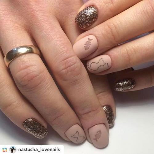 Маникюр с эффектом глубины. Deep design — 100+ идей техники голого маникюра с помощью трафаретов и объемного дизайна