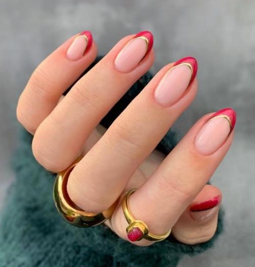 Осенний маникюр с золотом. Золотой маникюр: стильный тренд 2022, фото, новинки