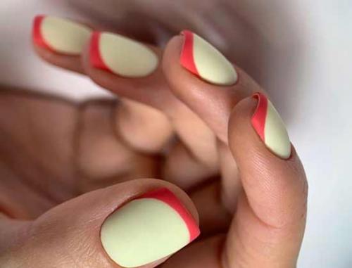 Красный френч маникюр с золотом. Красный френч: фото идеи с дизайном, модные новинки