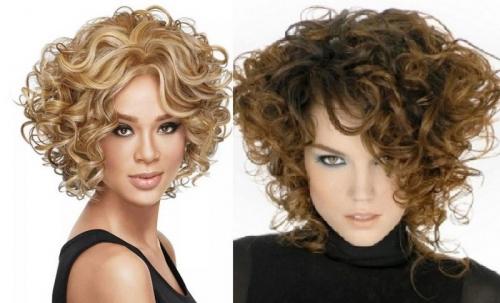 Топ-10 женских стрижек для средних вьющихся волос: модно и стильно 06