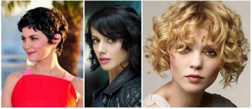 Стрижки для кудрявых волос молодящие. 100 модных стрижек на вьющиеся волосы с фото