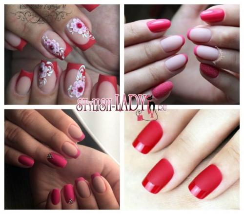 Матовый маникюр френч. Красивый и утонченный матовый френч