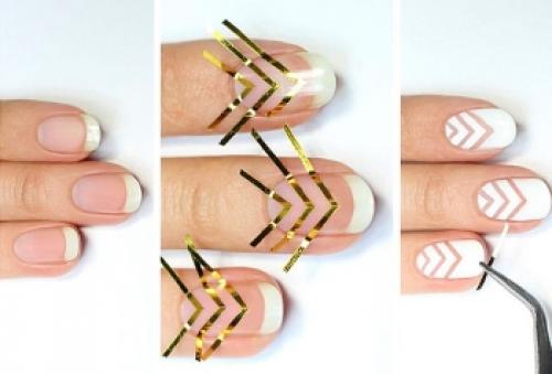 Можно ли использовать специальную ленту для ногтей при рисовании полосок. Варианты применения ленты для ногтей