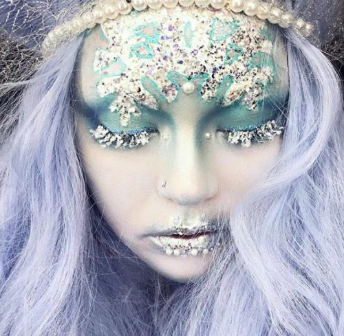 Какой стиль макияжа подойдет к костюмам снежинки и лисички. Плясать выходи: макияж Снегурочки на Новый год