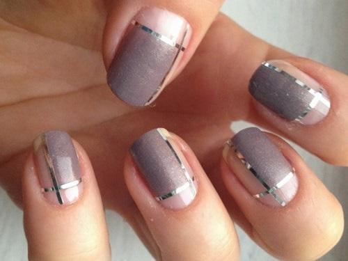 Можно ли использовать яркие и насыщенные цвета в сочетании с розово-серым лаком. Маникюр в разных серо-розовых оттенках