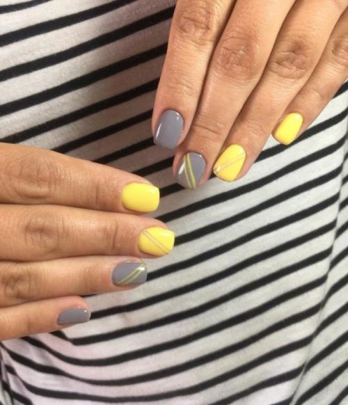 Какие техники нанесения лака помогут достичь идеального сочетания серого и розового цветов. Серый маникюр: сочетание цветов и модные тенденции