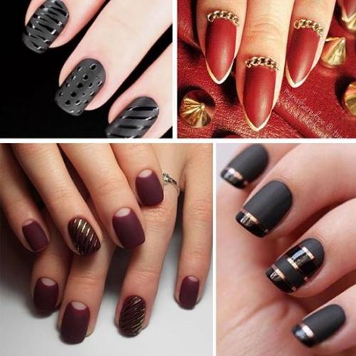 Способы сделать матовые ногти гель-лаком. Использование матового топа