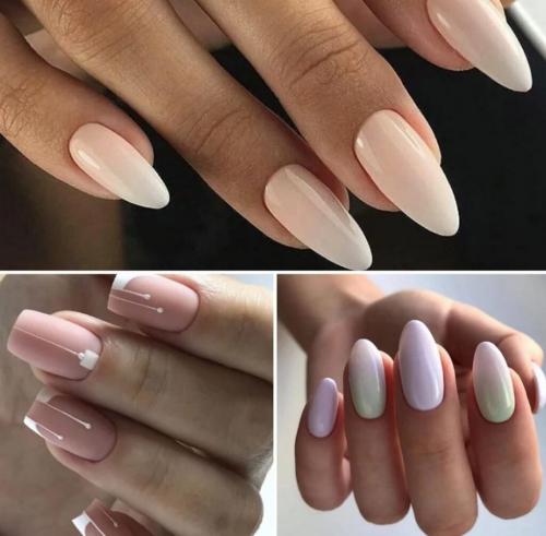 Как выбрать подходящий цвет геля для удлинения ногтей. Цвет лака по форме ногтя: какой выбрать для разной длины ногтей