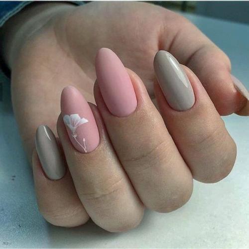 Маникюр розовый с белым. Маникюр белый с розовым