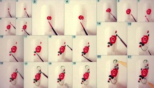 Рисунки на ногтях для начинающих. Абстракция 03 Рисунки на ногтях для начинающих. Абстракция 03