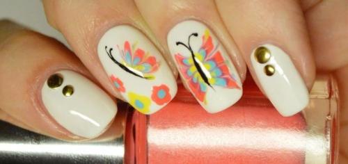 Рисунки на ногтях иголкой. Рисунки иголкой