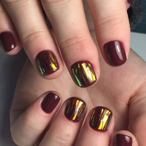 Какие трюки и советы можно использовать для создания оригинального маникюра под платье марсала. Маникюр цвета марсала: 10 идей