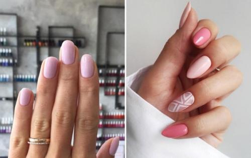 Какие материалы и инструменты нужны для создания розового маникюра. Розовый маникюр с дизайном, стразами, блестками на короткие ногти. Фото