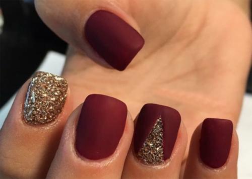 Как подобрать идеальный маникюр к платью цвета марсала 03 Как подобрать идеальный маникюр к платью цвета марсала 03