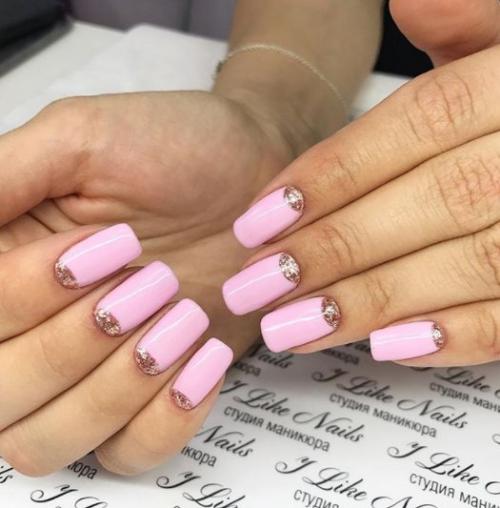 Какие советы по уходу за розовым маникюром помогут сохранить его красоту. Розовый маникюр: идеи дизайна