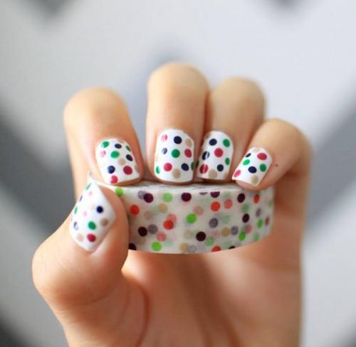 Виды дизайна ногтей дотсом. Особенности точечного маникюра