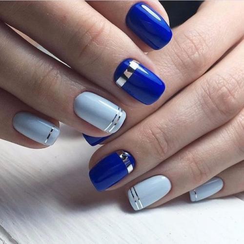 Шеллак маникюр и красивый дизайн.