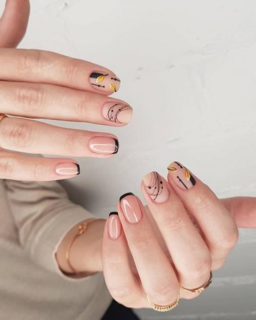 Какой дизайн ногтей подойдет для повседневного образа а какой для вечеринки. Фото лучших дизайнов нюдовых ногтей