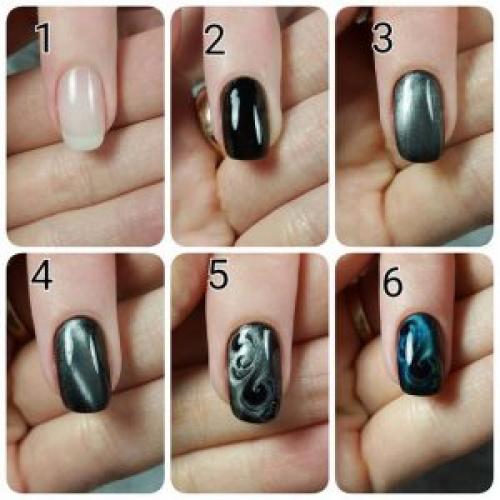 Дизайн по мокрому гель-лаку. Способы нанесения узоров