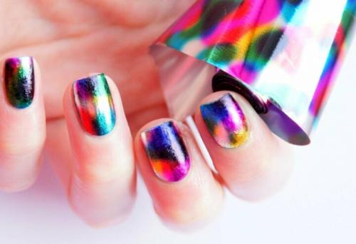 Как выбрать подходящую фольгу для гель-лака. Особенности и разновидности фольги
