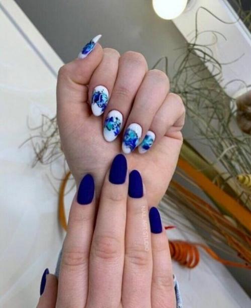 Маникюр разные ногти. Разные руки – горячий nail-тренд 2020 2021