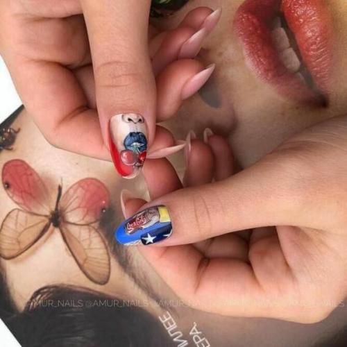 Маникюр разные ногти. Разные руки – горячий nail-тренд 2020 2021