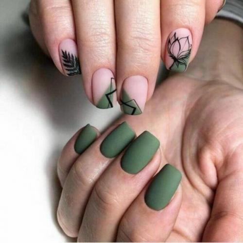 Маникюр разные ногти. Разные руки – горячий nail-тренд 2020 2021