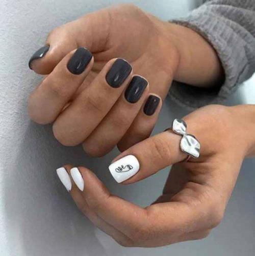 Маникюр с разными цветами на руках. Декор на разноцветном маникюре 13 Маникюр с разными цветами на руках. Декор на разноцветном маникюре 13