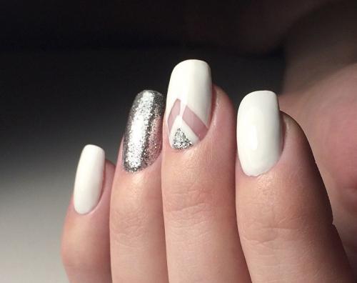 Можно ли комбинировать сине-белый маникюр с другими цветами. Сочетание белого маникюра с другими цветами