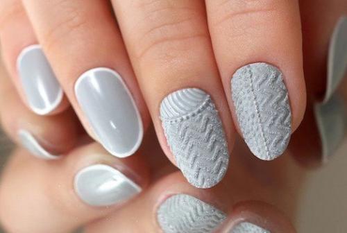Вязаный маникюр - модное решение для ваших ноготков. 06 Вязаный маникюр - модное решение для ваших ноготков. 06