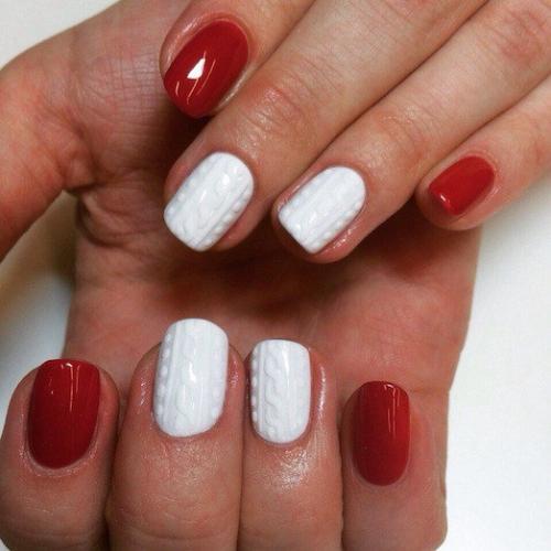 Вязаный маникюр - модное решение для ваших ноготков. 03 Вязаный маникюр - модное решение для ваших ноготков. 03