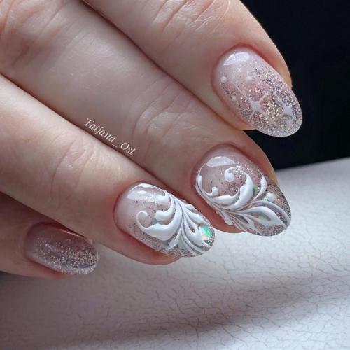 Подборочка Нежняшек. Легкий нежный маникюр - это классика. 05