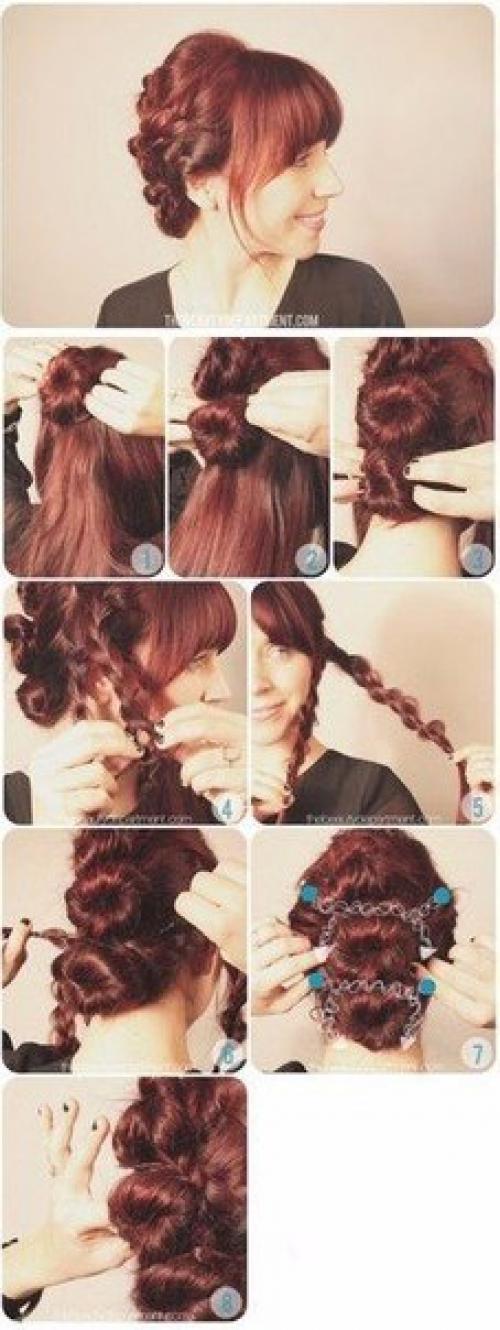 Уроки красивых причесок на каждый день. 02