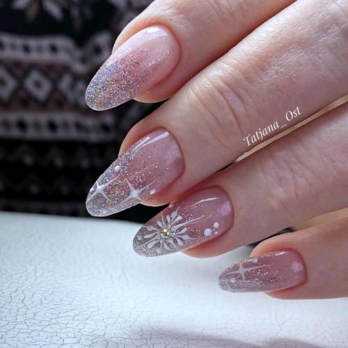 Подборочка Нежняшек. Легкий нежный маникюр - это классика. 06