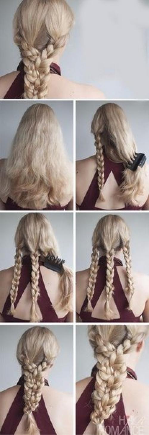 Уроки красивых причесок на каждый день. 05