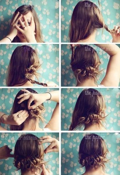 Уроки красивых причесок на каждый день. 07