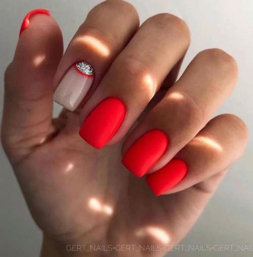 Геометрические узоры маникюру современность и точность придают. 08