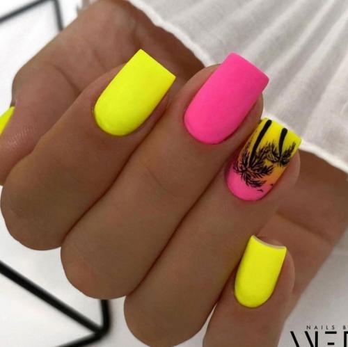 Геометрические узоры маникюру современность и точность придают. 05