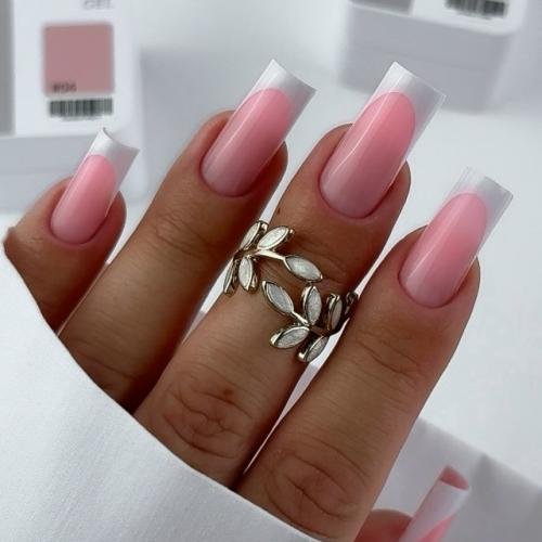 Гель для наращивания, в нежно-розовом оттенке. 02