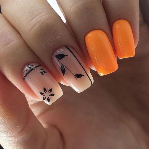 Невероятный маникюр с рисунком. 01