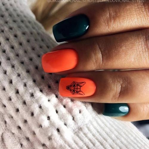 Невероятный маникюр с рисунком. 03