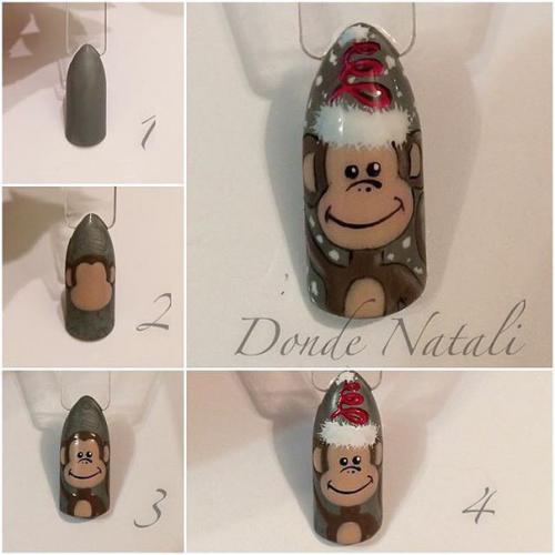 Маникюр на новый 2016 год. 07