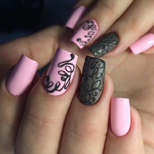 Девушки!  Пожалуйста идеи матовых ногтей покидайте! 01